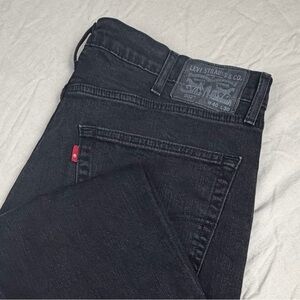 Levi’s 502 Jeans Mens 40x30 Black Regular Taper Denim